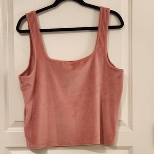 Old Navy Velour Pajama Tank Top XXL
